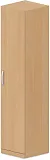Policová skříň, dvířka 40x42x180cm - Buk bílý