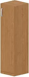 Policová skriňa, dvierka 40x42x145cm - Buk biely