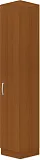 Skříň policová, dvířka 40x42x223cm - Wenge