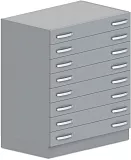 Zásuvková skříň na léky 90x57x107cm - Bílá