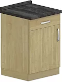 Spodní skříňka kombinovaná 60x60x90cm - Wenge