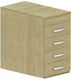 Stolový kontejner 43x80x75cm - Wenge