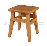 Dřevěný taburet v. 32 cm - Olše