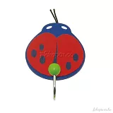 Dřevěný dětský věšák - Beruška