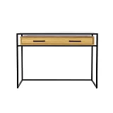 Toaletný stolík kombinovaný z masívneho prírodného dubu 120x42x81cm - Dub brendy