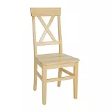 Dřevěná židle KT107 - 43x38x100cm - Borovice