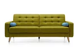 NAPPA trojmístná pohovka 222x89x87 - Zelená