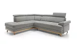 MEMO rohová sedací souprava, orientace levá strana 255x206x82 - Šedá