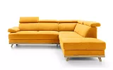 MEMO rohová sedací souprava, orientace pravá strana 255x206x82 - Žlutá