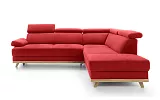 MEMO rohová sedací souprava, orientace pravá strana 255x206x82 - Červená