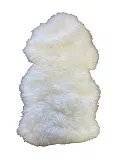 Ovčia kožušina 100x60cm - Biela