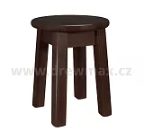 Dřevěný taburet v.45cm - Ořech