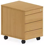 Mobilní kontejner bezúchytkový 43x58x59,5cm - Buk