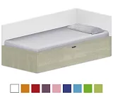 Dětská postel 90x200cm s úložným prostorem Ema - Brilliant white