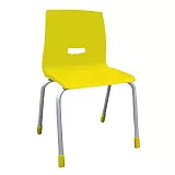 Židle S40 polypropylen velikost 5 - Žlutá