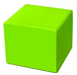 Čtvercový taburet, výška sezení 30 cm