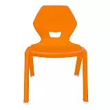 Dětská plastová židlička DIAMOND LITTLE vel. 2 - Oranžová